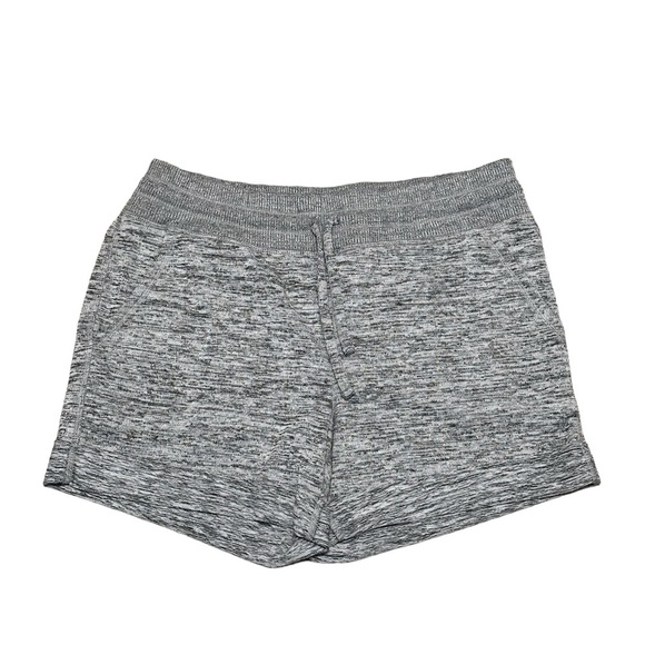 Women's 90 Degrees Large 12 - 14 Shorts Gray Elastic Waist Athletic Active NWOT - Picture 3 of 7